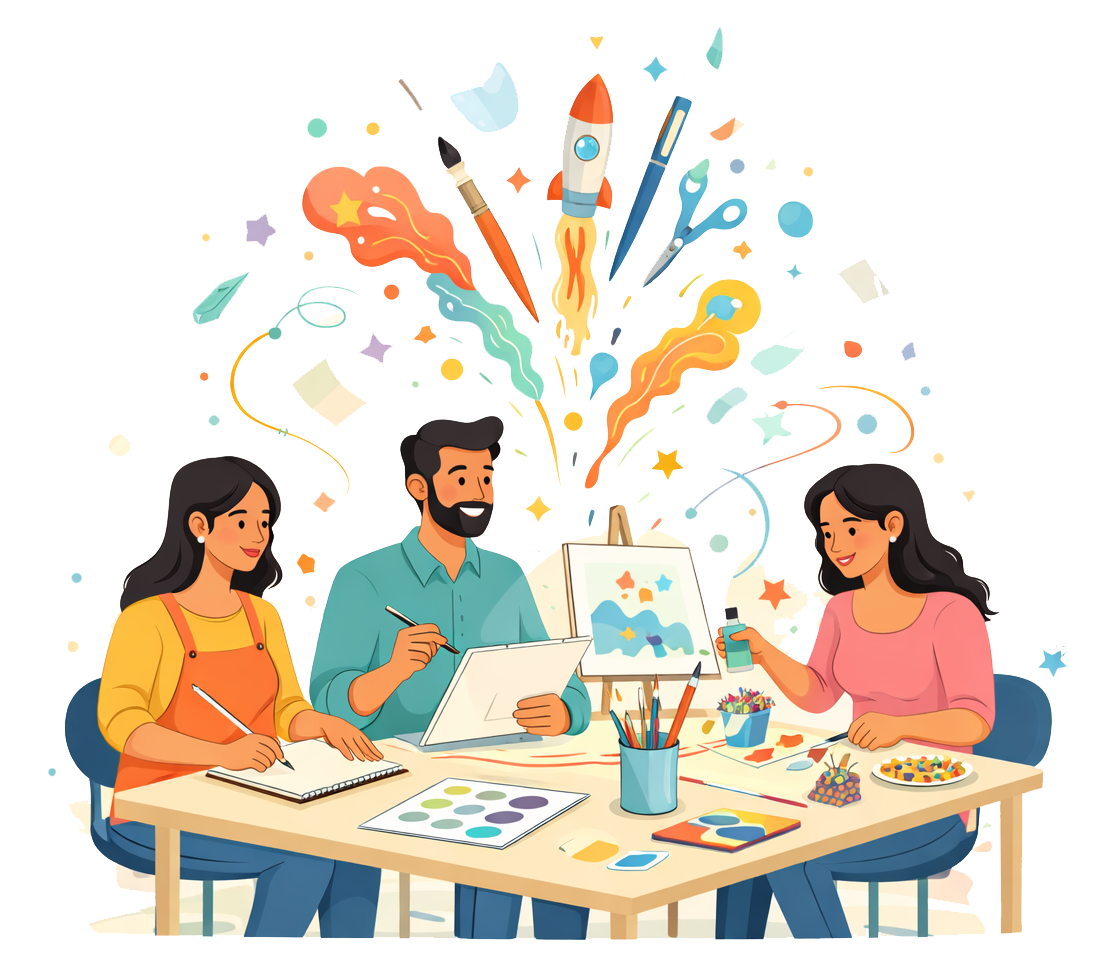 Creative learning at Splash Art Studio